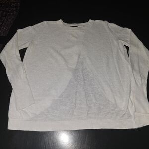 Banana Republic Summer Thin Knit Open Back Top XS New!